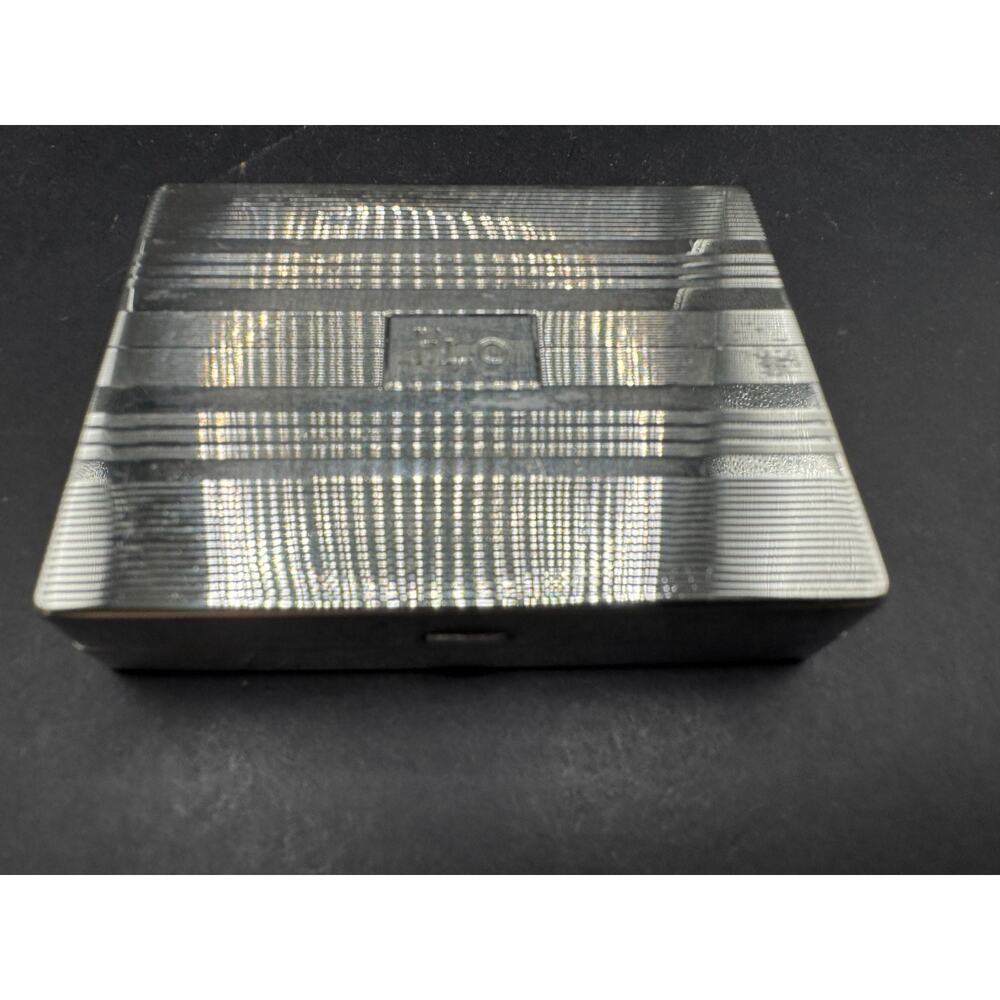 Vintage Tiffany & Co. Sterling Silver 925 Cigarette Case W/ Monogram 2.92"x2.23"